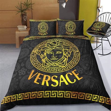 versace duvet cover price|black Versace duvet cover.